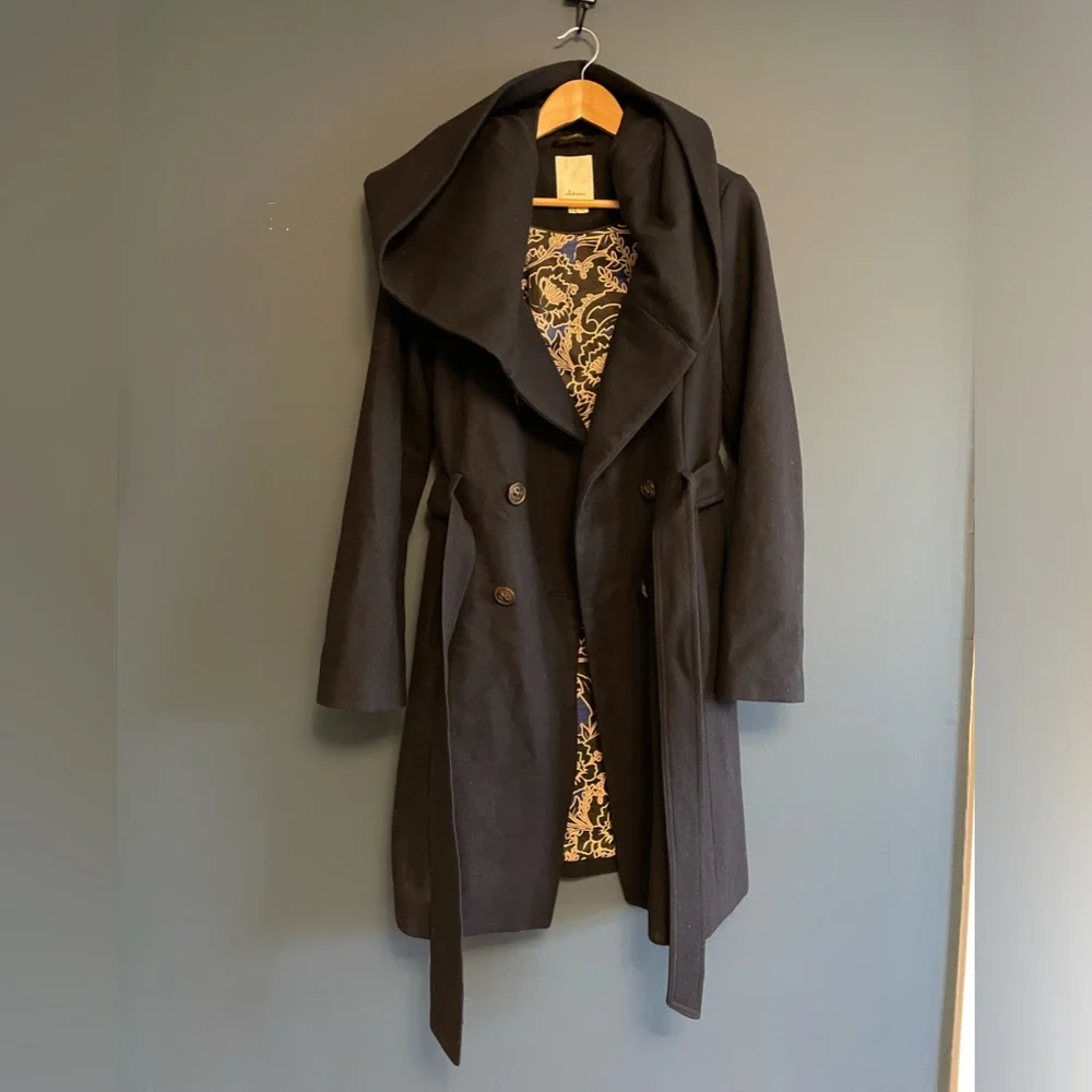 Elevenses dark blue peacoat size 10 - Picture 2 of 9